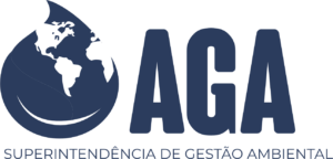 Logo Aga Azul Fundo Transparente