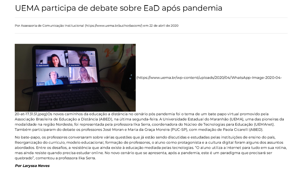 Noticia Pandemia Uema