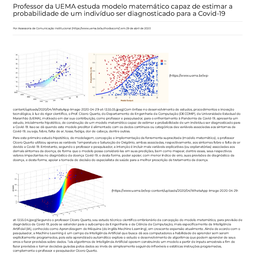 Noticia Pandemia Uema