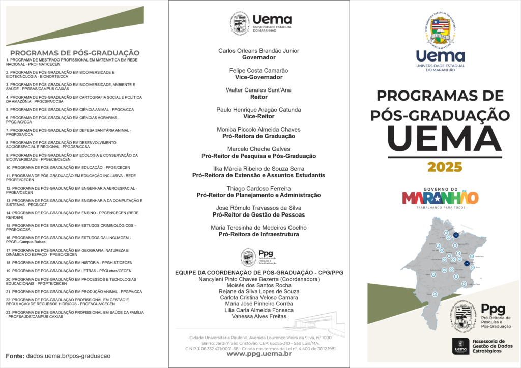 Folder 2025 Programas De Pos Uema Ppg Externo